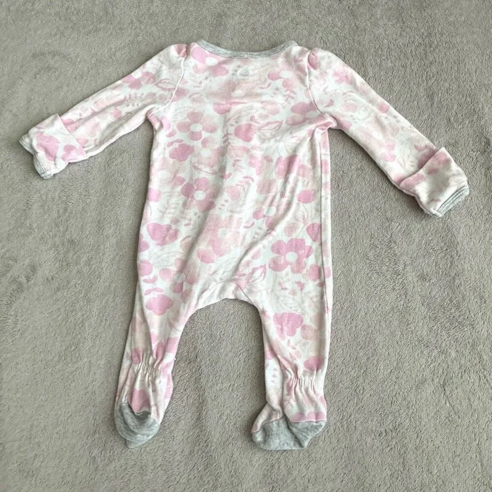 Cloud Island Newborn Long Sleeved Footed Pajamas Bundle